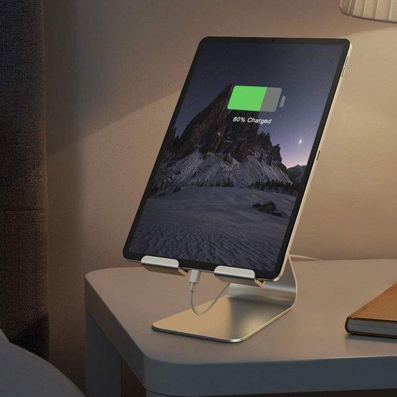 BNIB Adjustable Lamicall Phone and Tablet Stand (5-13 inch) - Silver - Picture 6 of 13